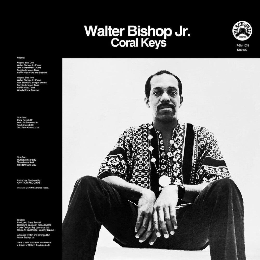 Bishop Jr.,Walter – Coral Keys (Blue/Black Swirl LP Vinyl)
