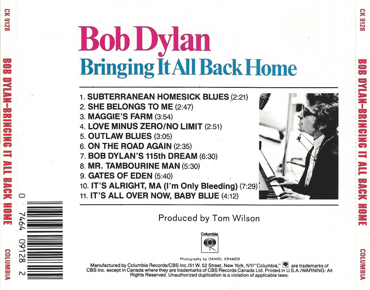 Bob Dylan – Bringing It All Back Home (LP Vinyl)