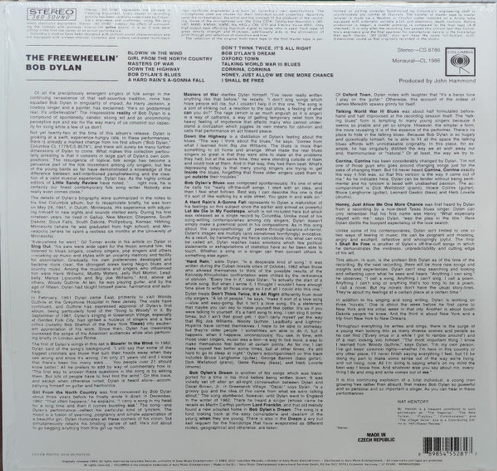 Bob Dylan – The Freewheelin' Bob Dylan (LP Vinyl)