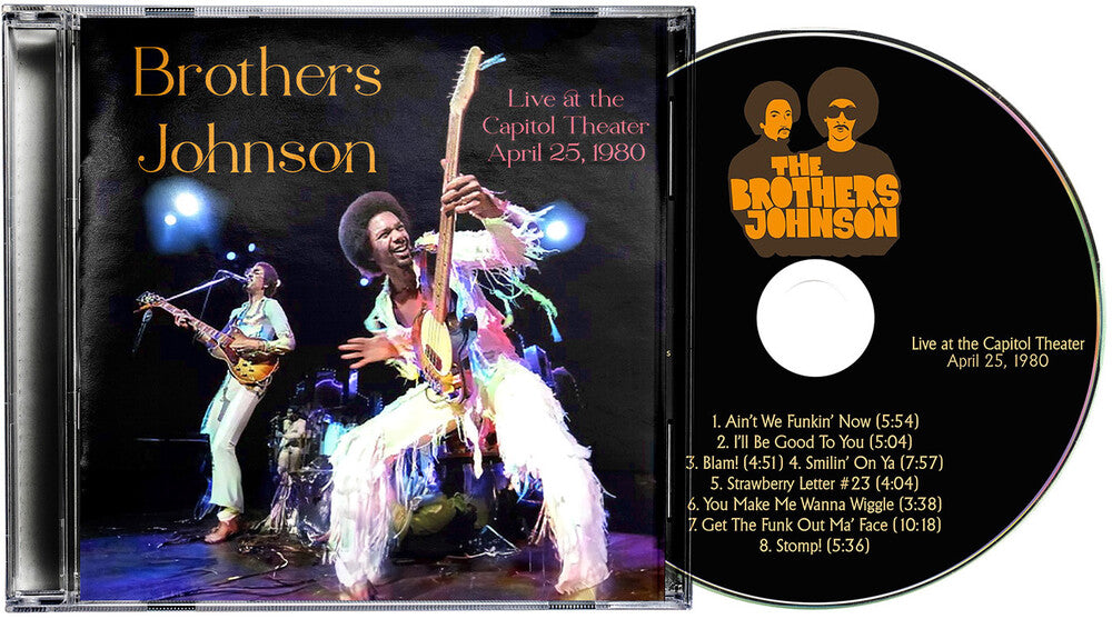The Brothers Johnson – Live At The Capitol Theater, April 25 1980 (CD)