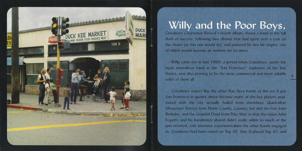 Creedence Clearwater Revival – Willy and The Poor Boys (Remastered, Bonus Tracks, Digipak CD)