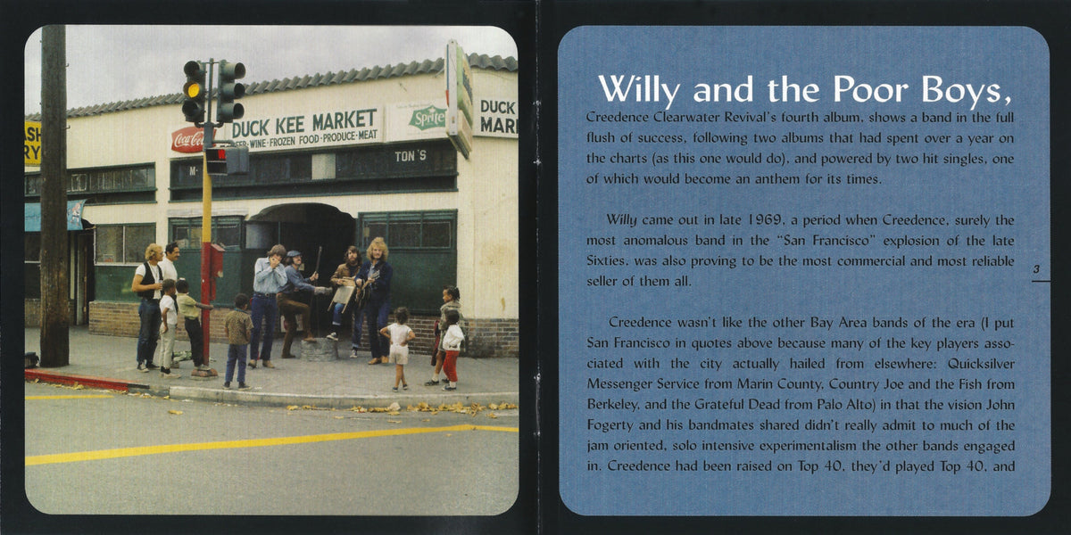 Creedence Clearwater Revival – Willy and The Poor Boys (Remastered, Bonus Tracks, Digipak CD)