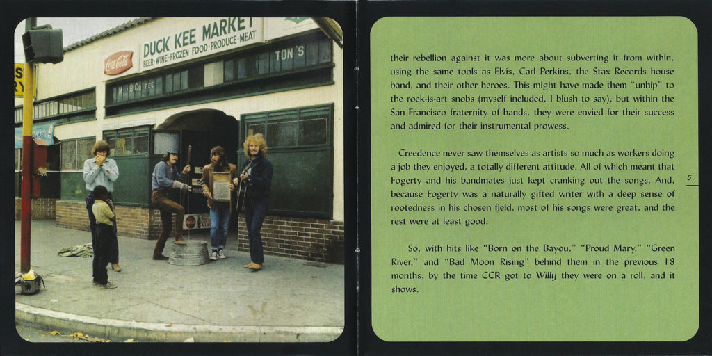 Creedence Clearwater Revival – Willy and The Poor Boys (Remastered, Bonus Tracks, Digipak CD)