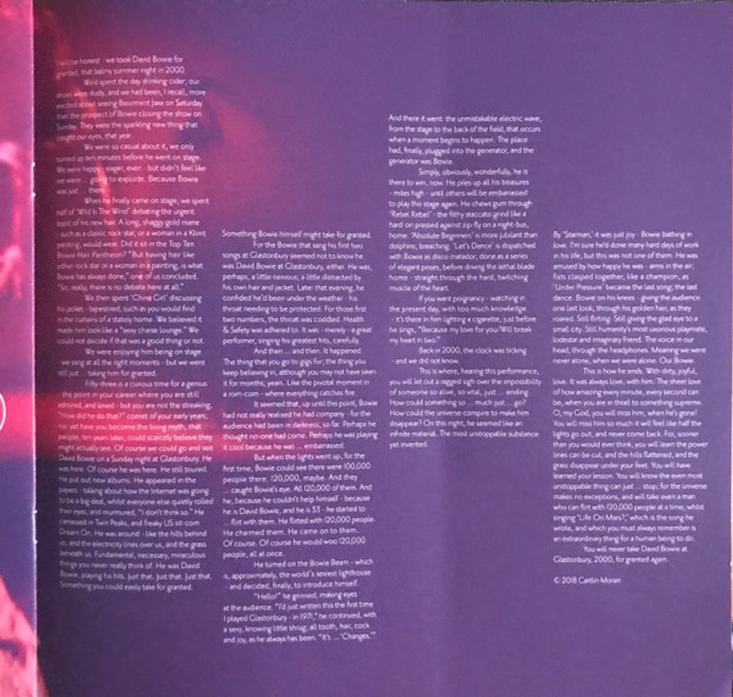 David Bowie – Glastonbury 2000 (3-LP Vinyl)