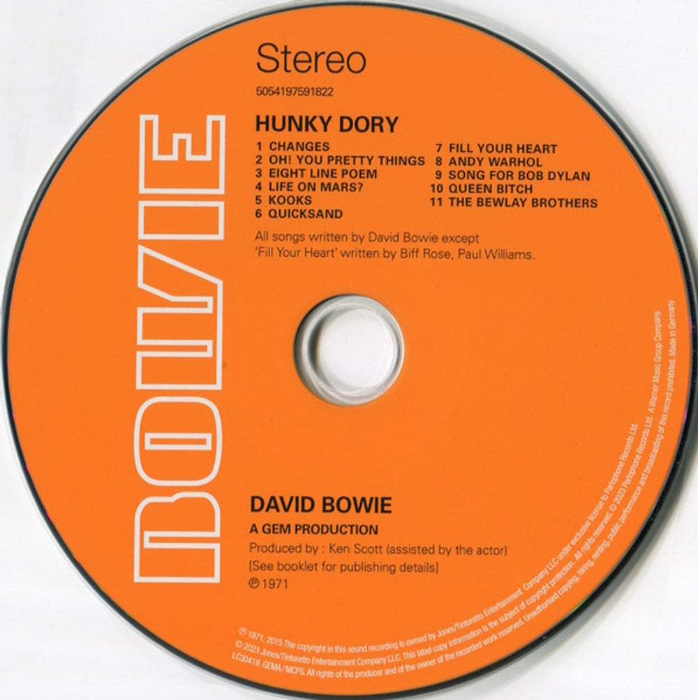 David Bowie – Hunky Dory (CD)