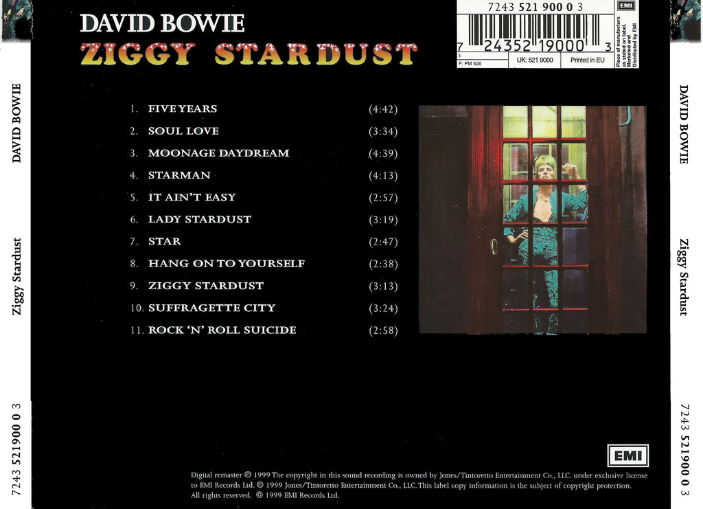 David Bowie – Rise And Fall Of Ziggy Stardust And The Spiders (CD)