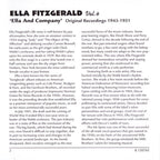 Ella Fitzgerald – Ella & Company, Vol. 4 (CD)