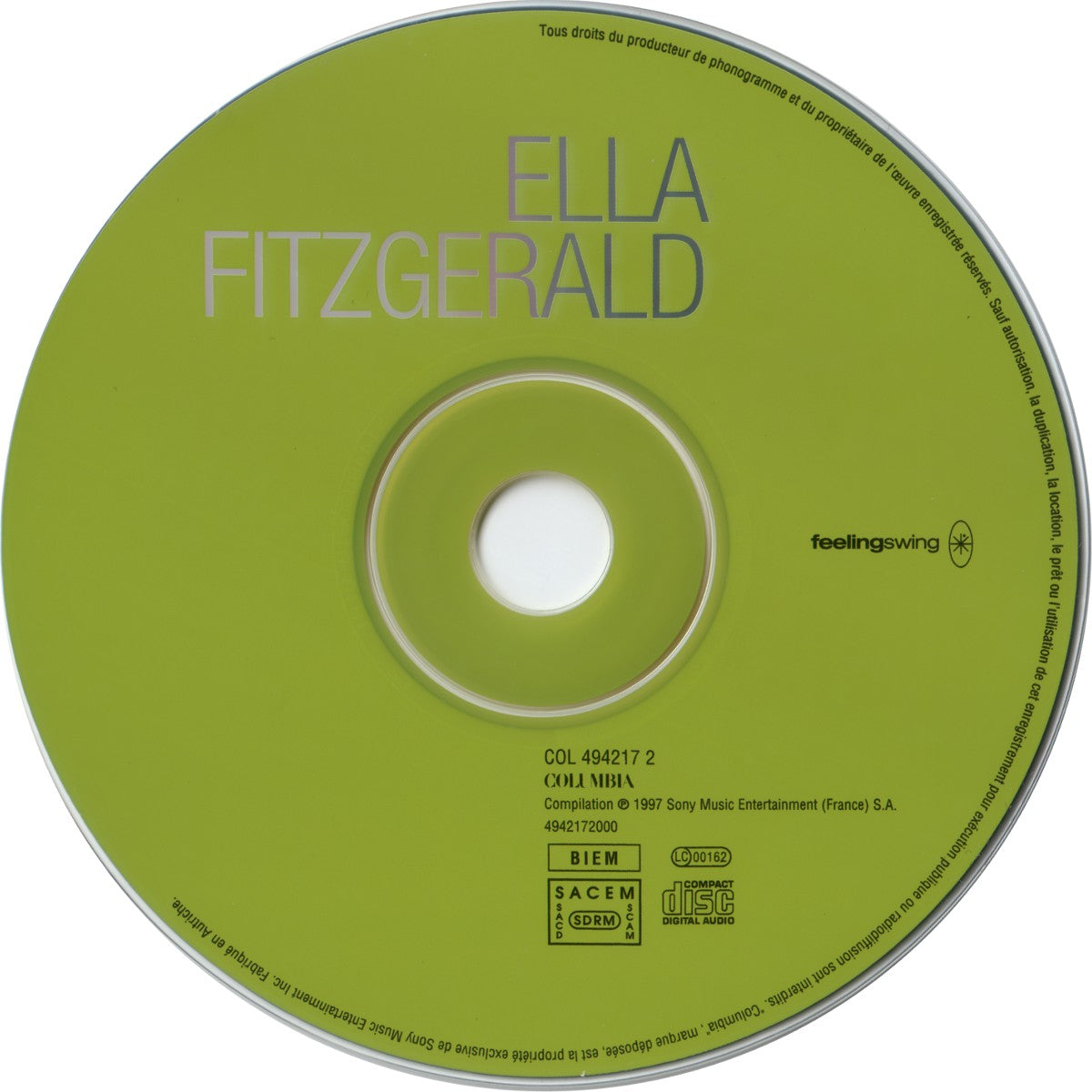 Ella Fitzgerald – Ella Fitzgerald (CD)