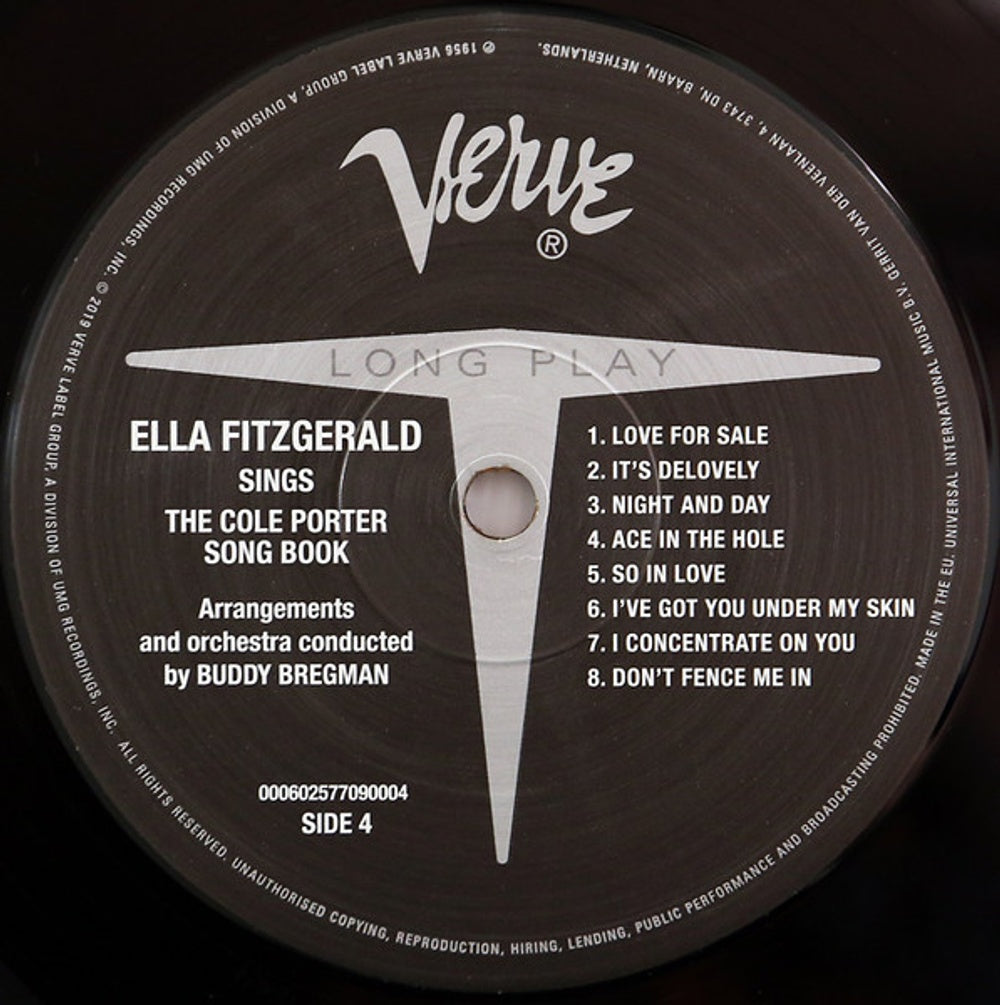 Ella Fitzgerald – Sings The Cole Porter Songbook (2-LP Vinyl)