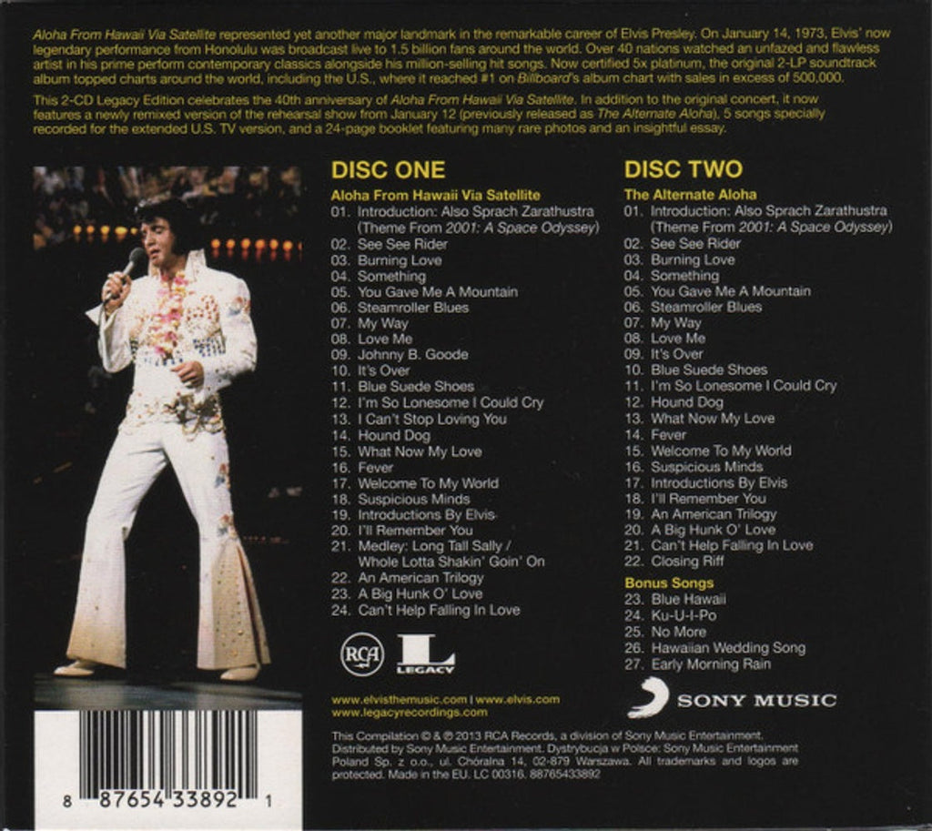 Elvis Presley – Aloha From Hawaii (2-CD)