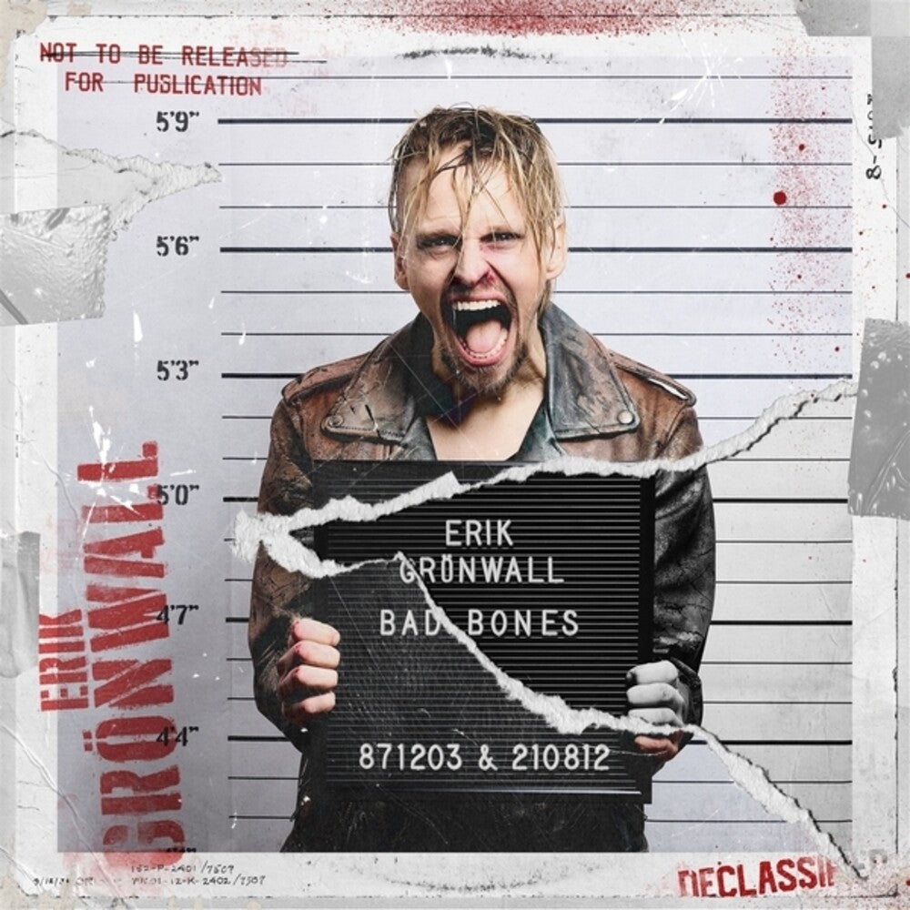 Erik Gronwall – Bad Bones (red Splatter, i LP Vinyl)
