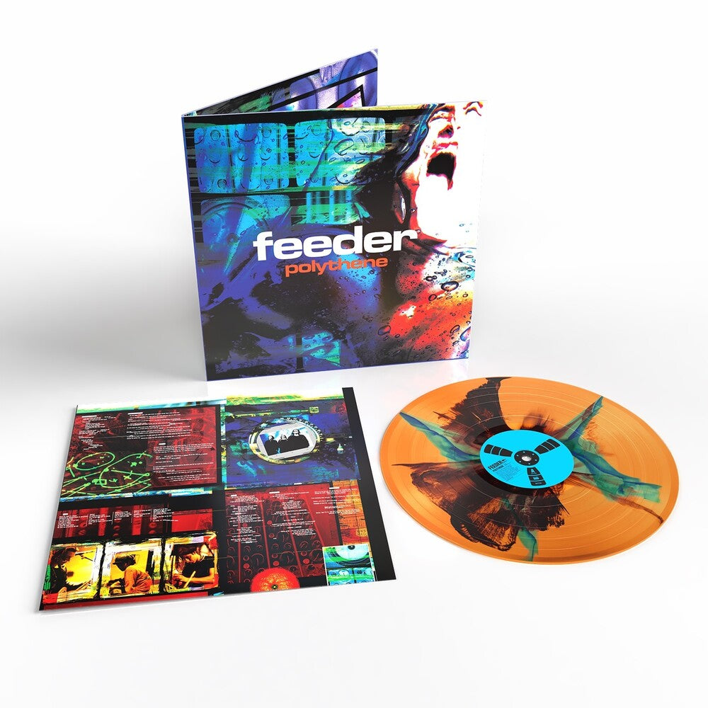 Feeder – Polythene: 30th Anniversary (Transparent Orange/Black/Blue LP Vinyl)