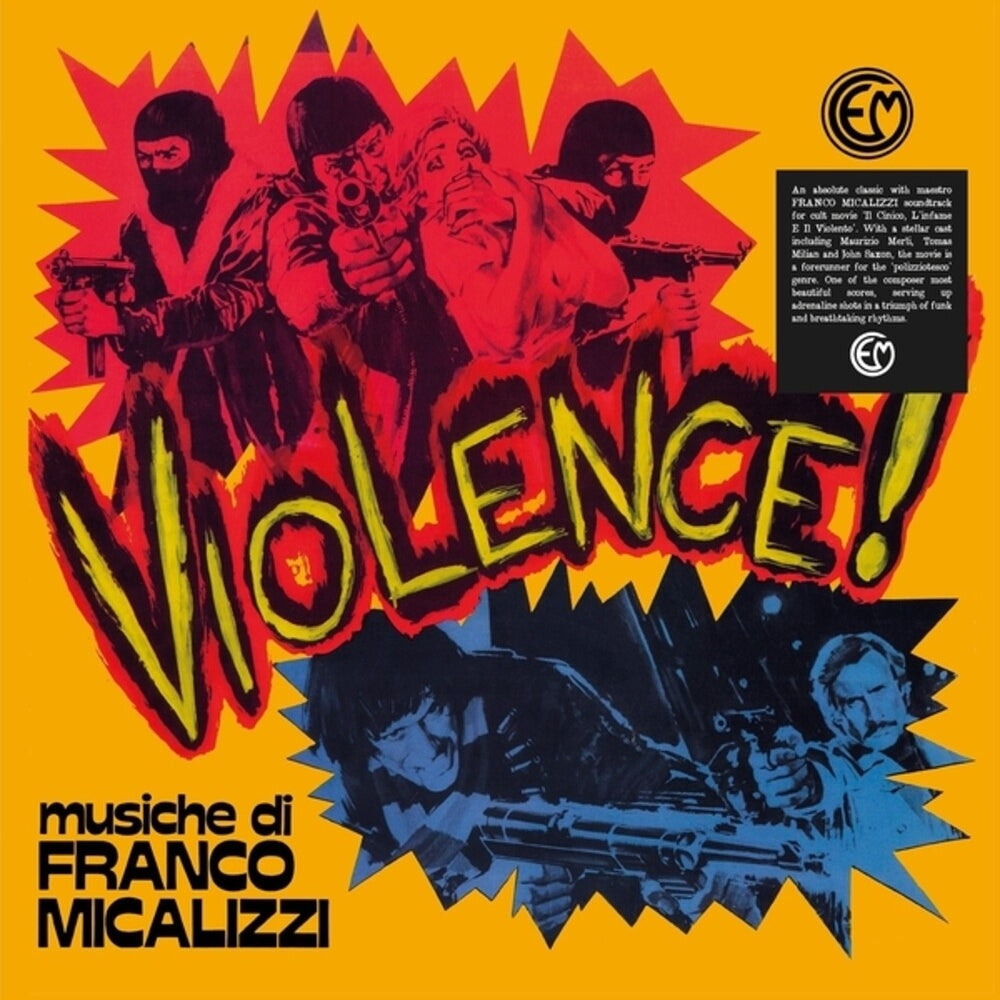 Franco Micalizzi  (Cvnl) – Violence (Clear LP Vinyl)