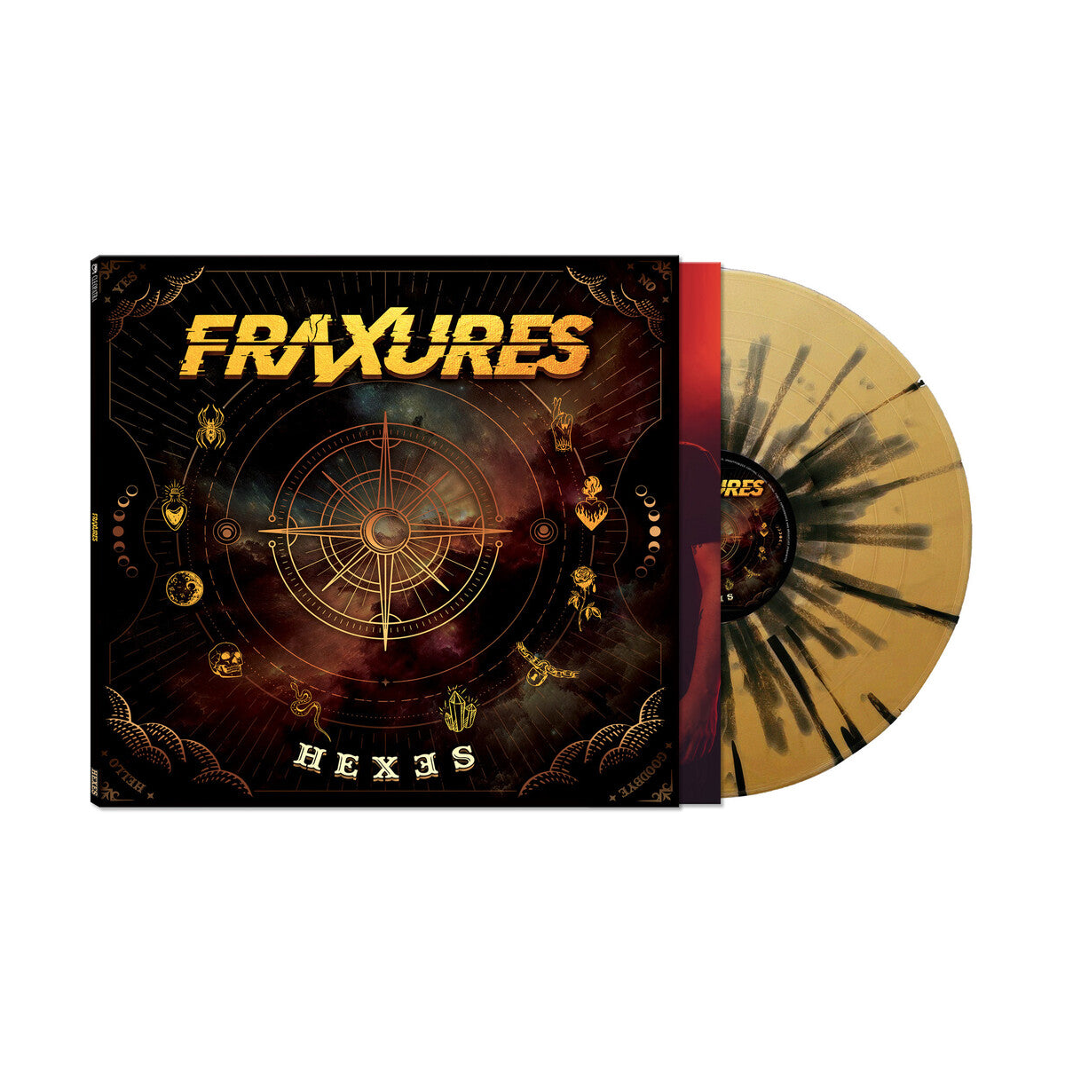Fraxures – Hexes (Black/Gold Splatter LP Vinyl)