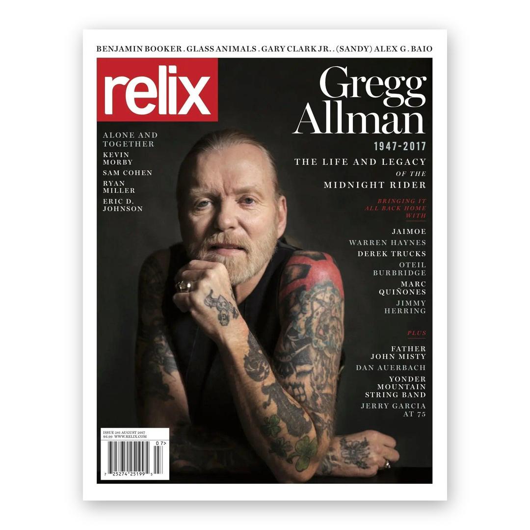 Gregg Allman - August 2017 Relix Issue