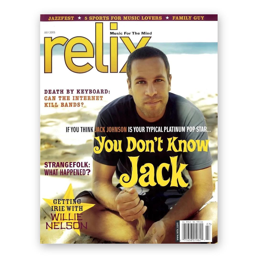 Jack Johnson - July 2005 Relix Issue