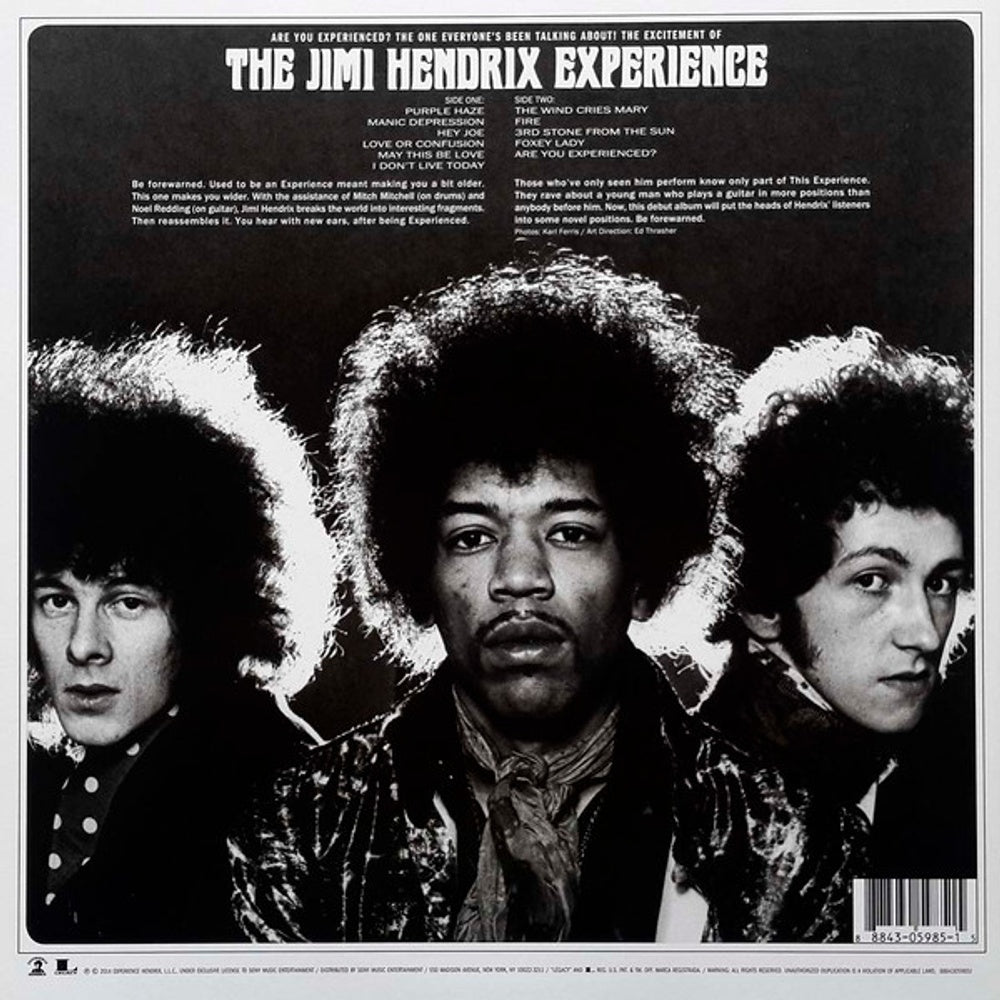 Jimi Hendrix – Are You Experienced (LP Vinyl)