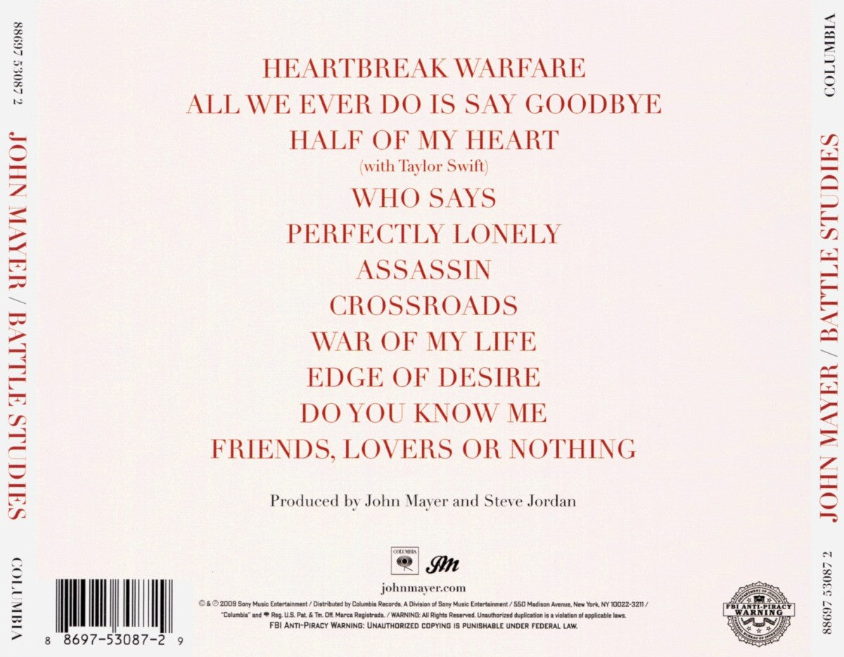John Mayer – Battle Studies (CD)