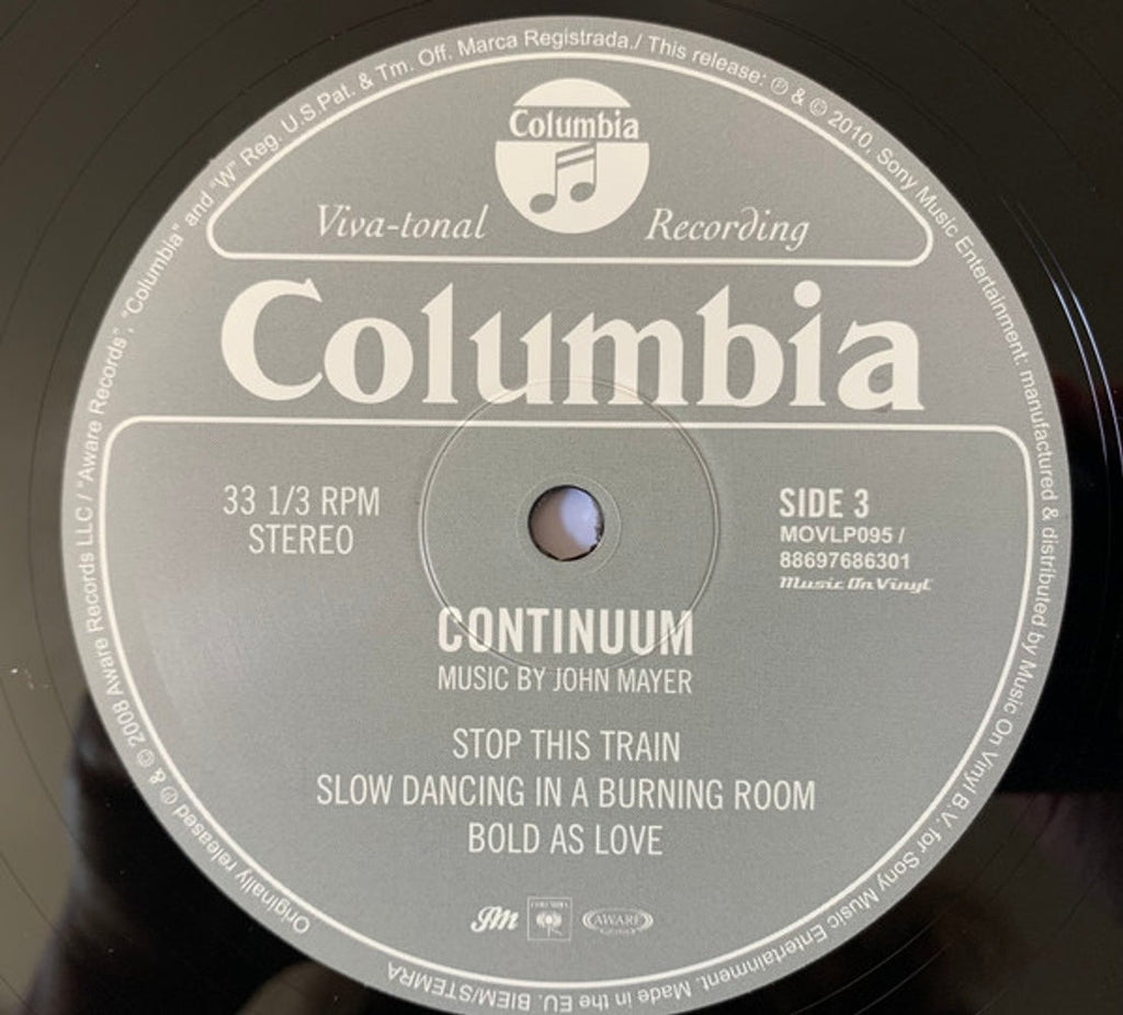 John Mayer – Continuum (180 Gram 2-LP Vinyl)
