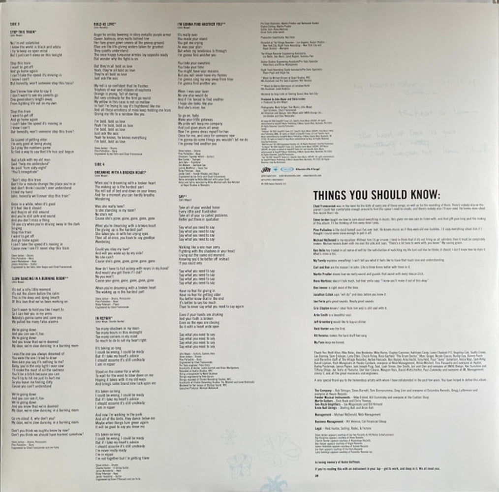 John Mayer – Continuum (180 Gram 2-LP Vinyl)