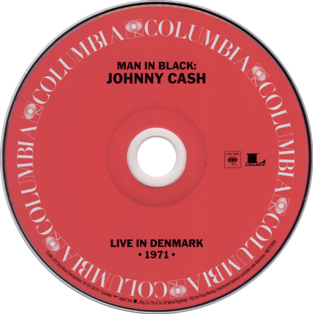 Johnny Cash – Man in Black: Live in Demark 1971 (CD)