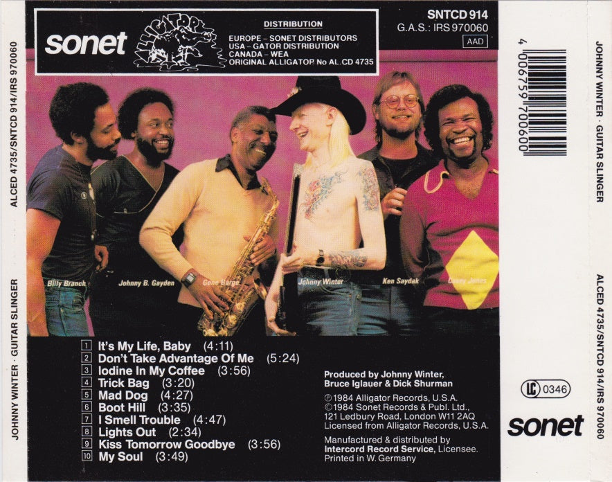 Johnny Winter – Guitar Slinger (CD)