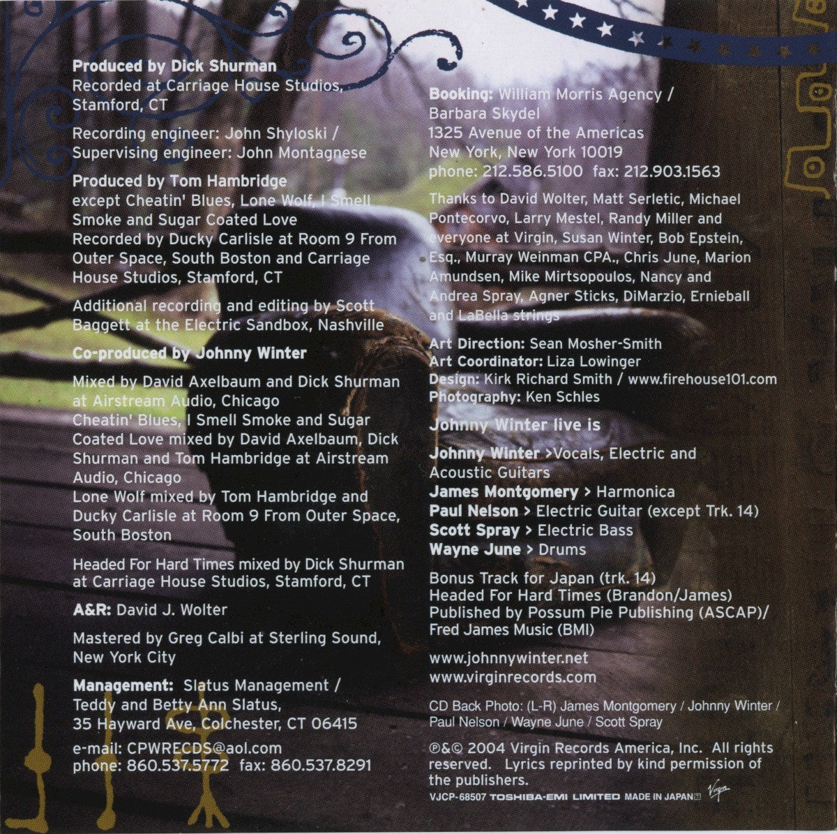Johnny Winter – I'm A Bluesman (CD)