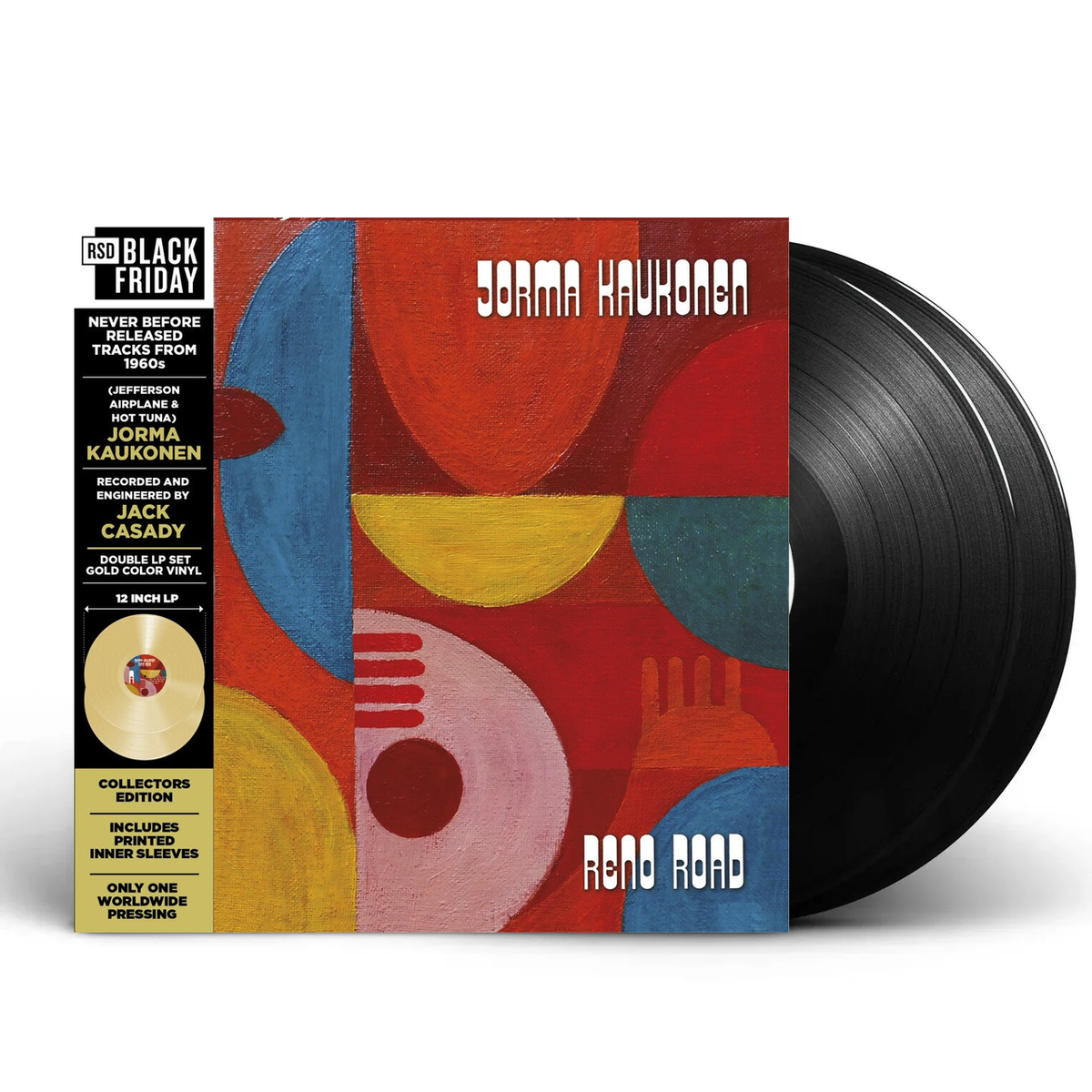 Jorma Kaukonen  / Jack Casady– Reno Road: Unleased Tracks From The '60's (2-LP Vinyl)
