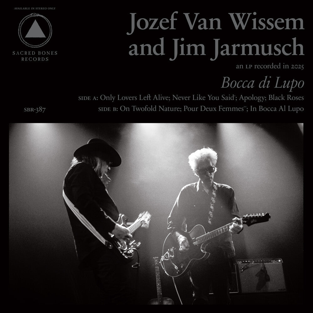 Jozef Van Wissem and Jim Jarmusch – Bocca di Lupo and Mouth of the Wolf (Cloudy Clear LP Vinyl)