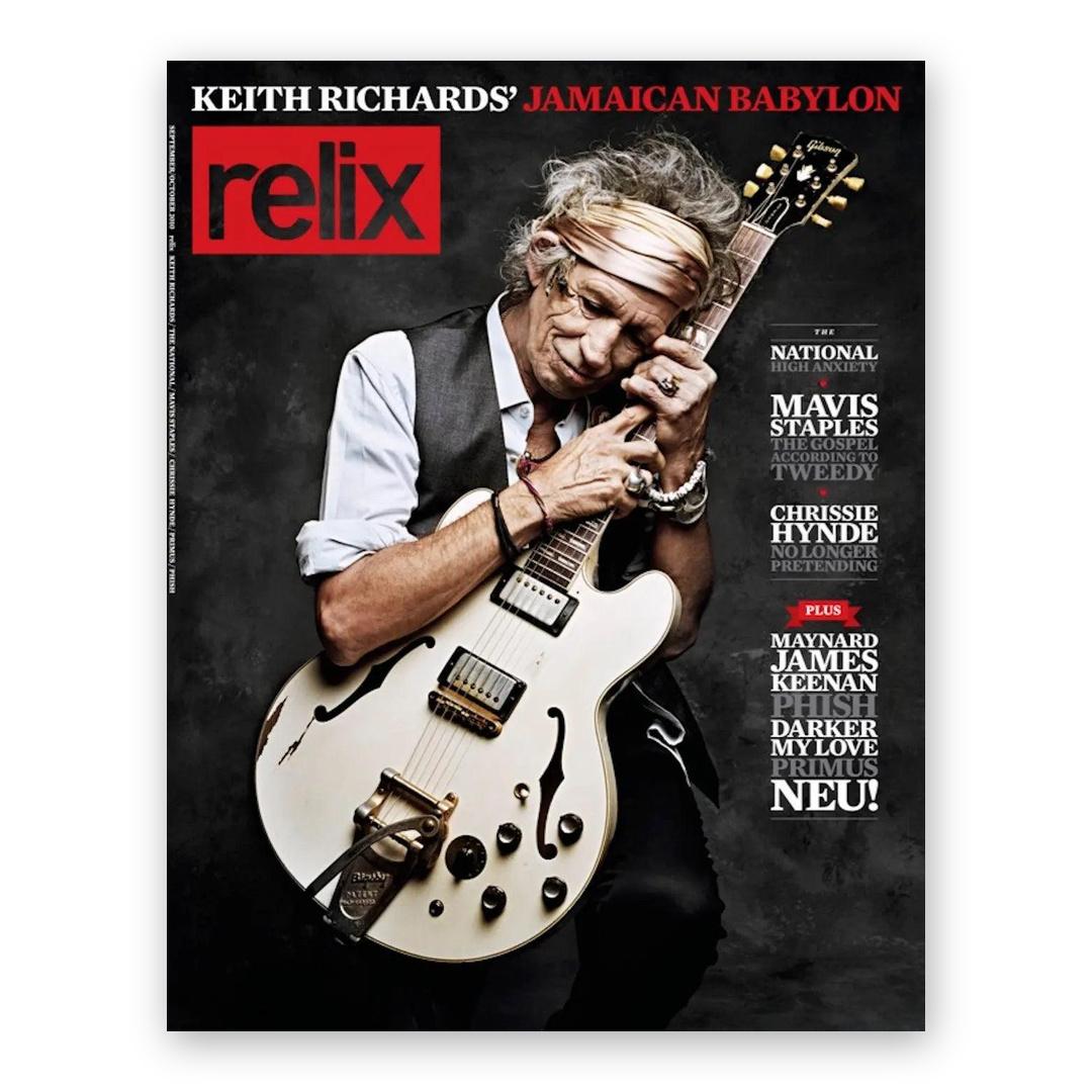 Keith Richards - September/October 2010 Relix Issue