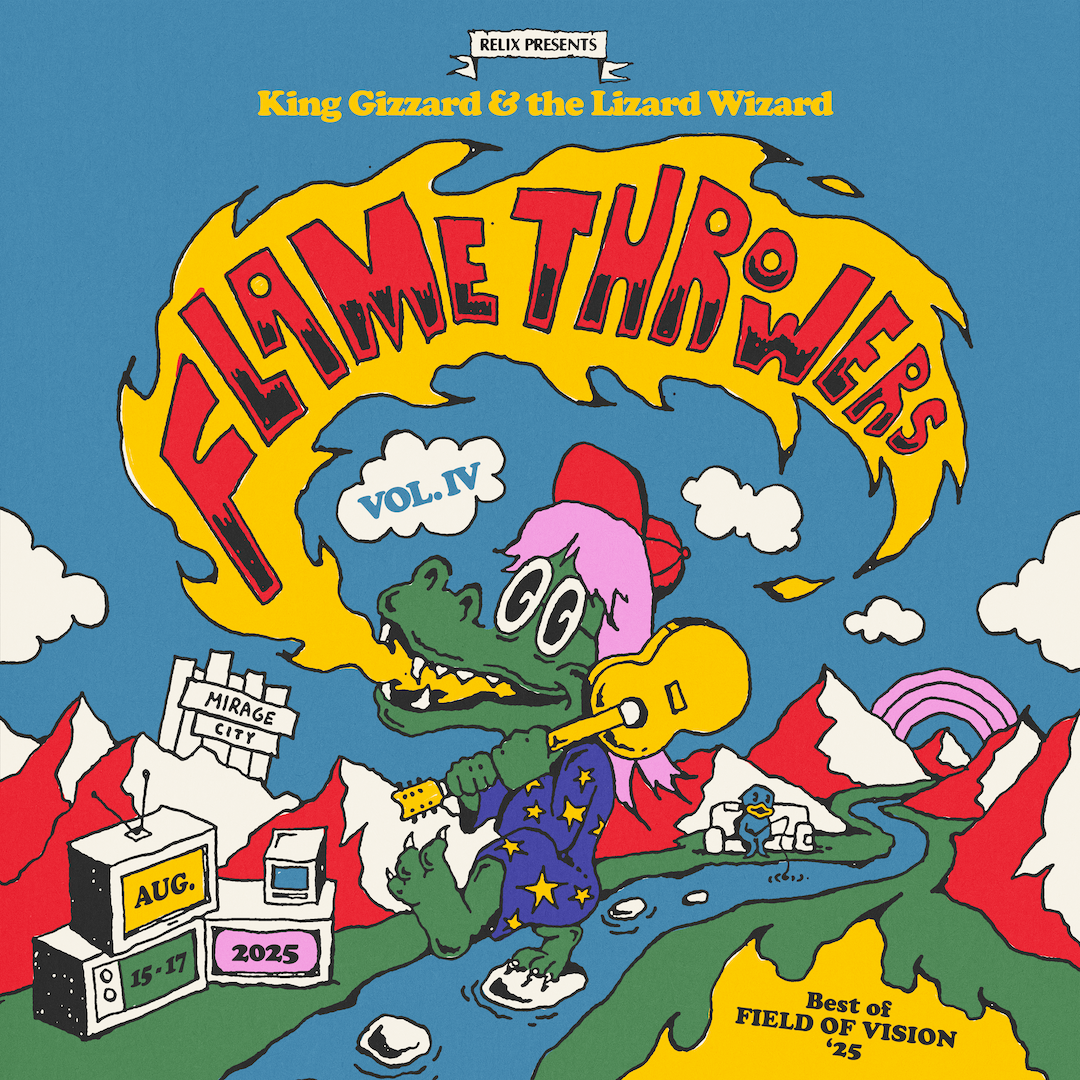 King Gizzard & The Lizard Wizard – Flame Throwers: Volume 4 (Live at Field of Vision 2025 • Limited Edition 3-LP Vinyl)
