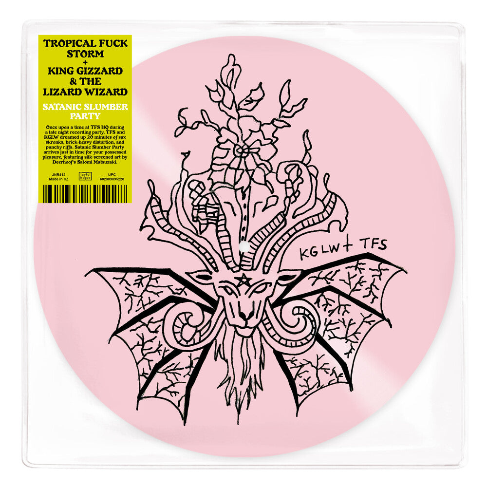 King Gizzard & The Lizard Wizard – Satanic Slumber Party EP (Limited Edition Pink Silkscreened 12" Vinyl)