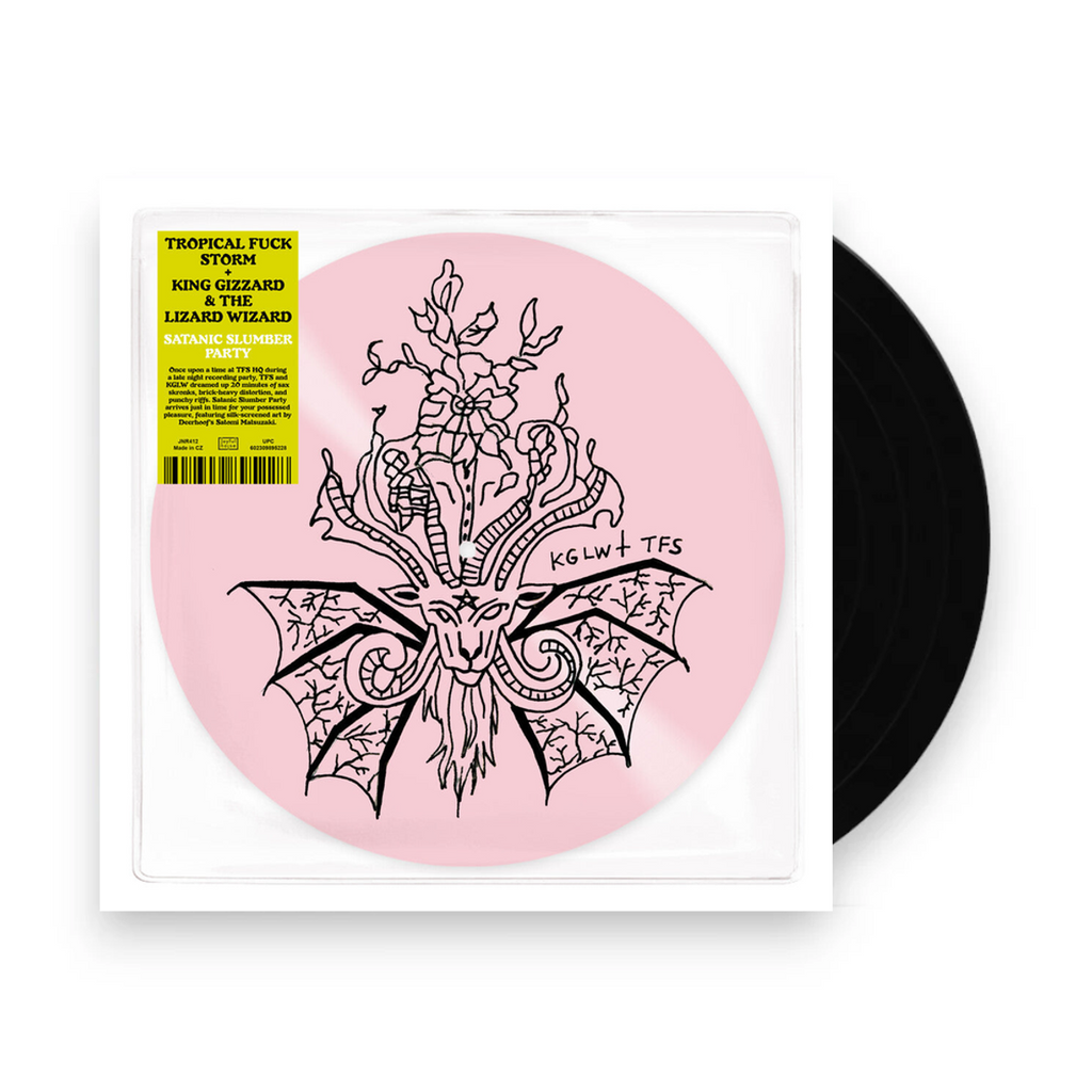 King Gizzard & The Lizard Wizard – Satanic Slumber Party EP (Limited Edition Pink Silkscreened 12" Vinyl)