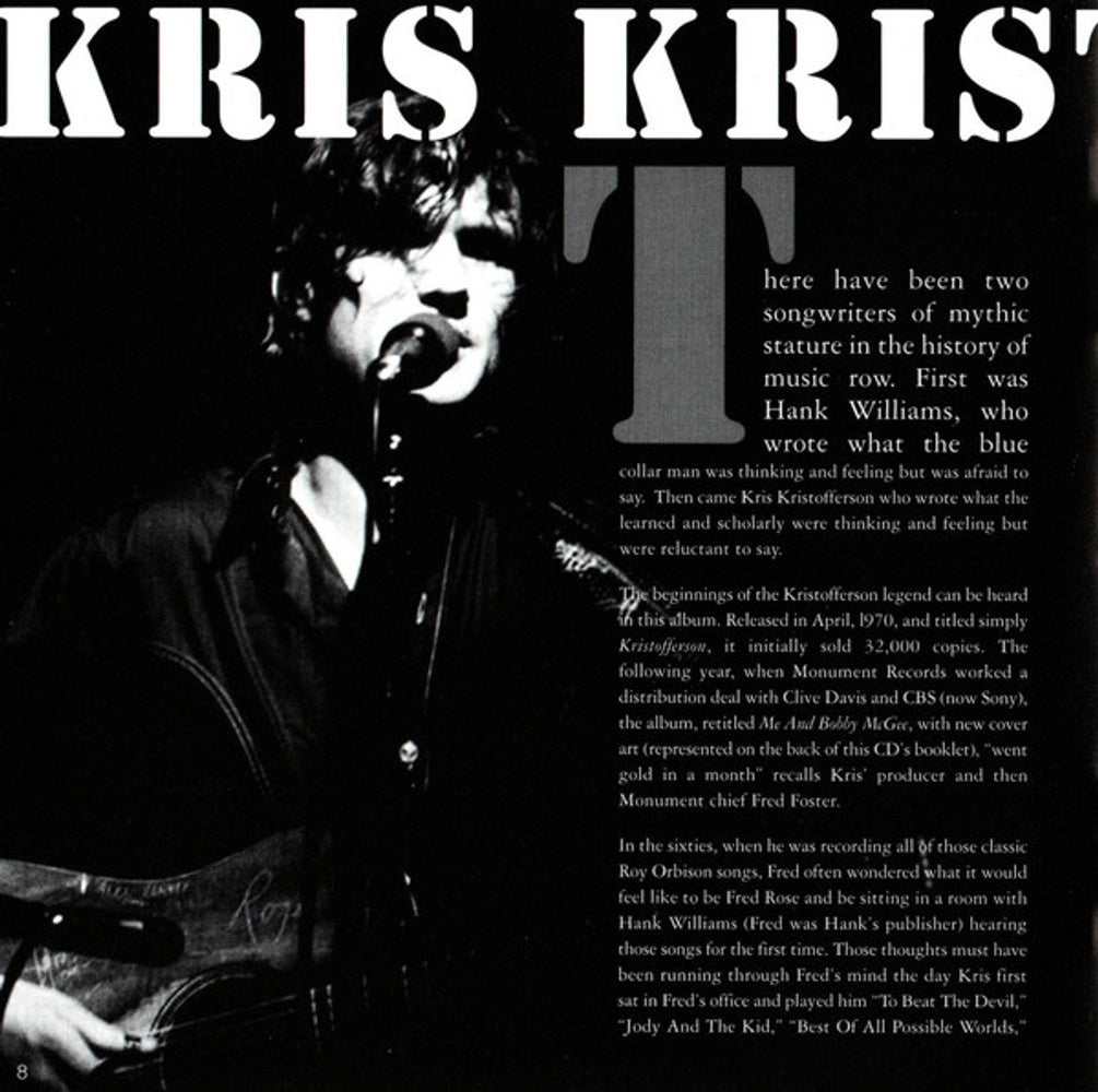 Kris Kristofferson – Kristofferson (CD)