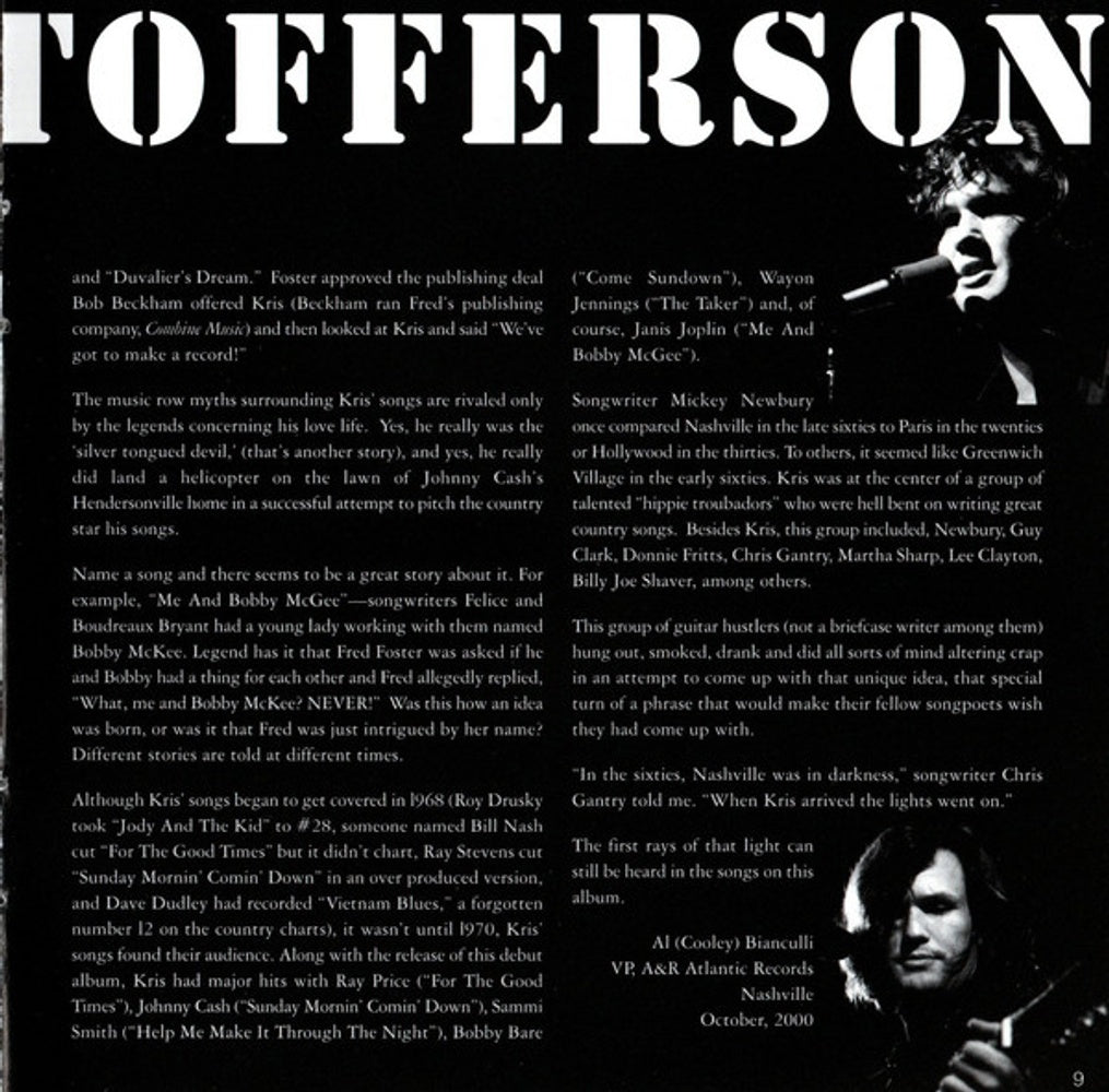 Kris Kristofferson – Kristofferson (CD)