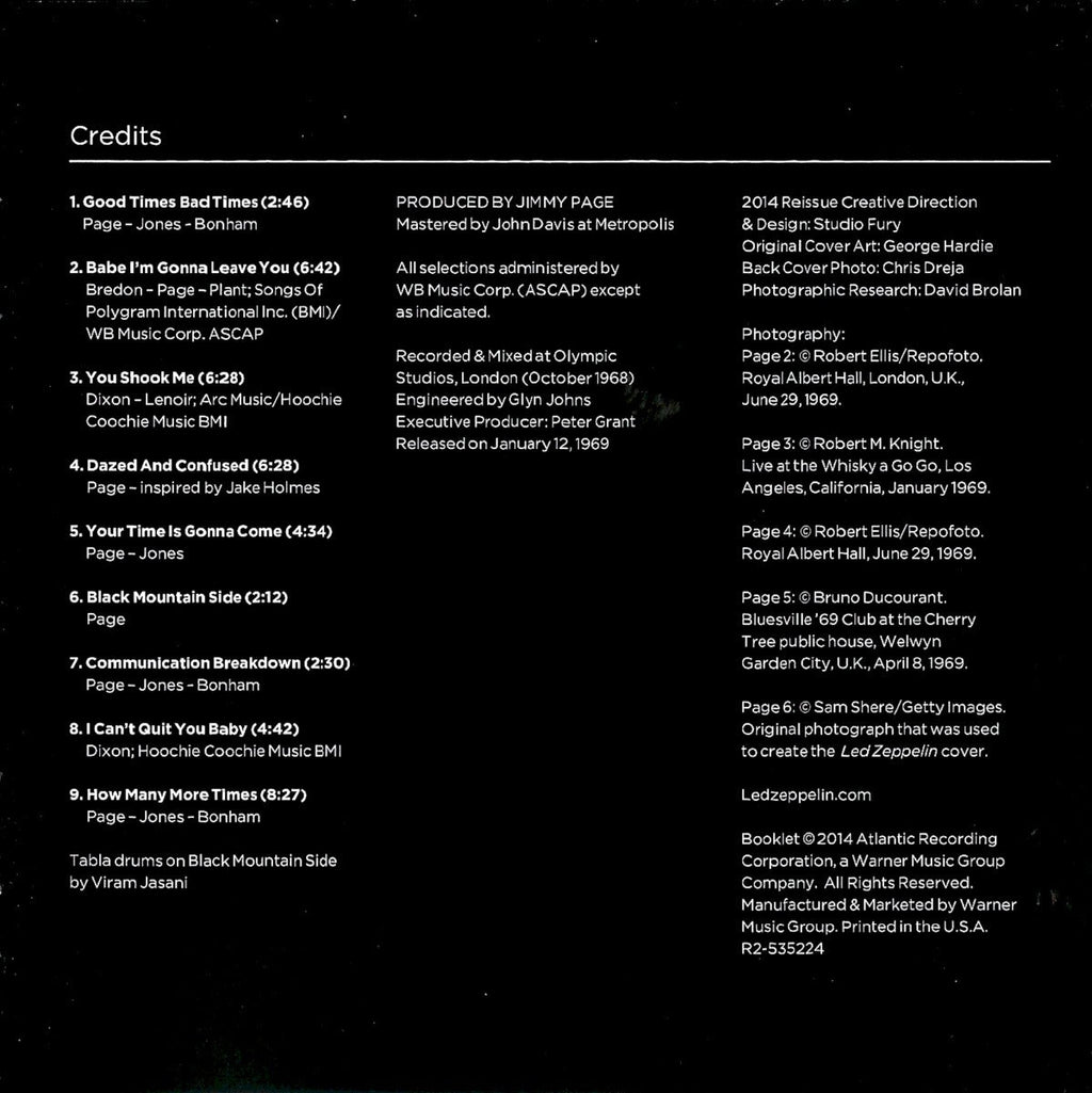 Led Zeppelin – Led Zeppelin I: Remastered Original Album (CD)