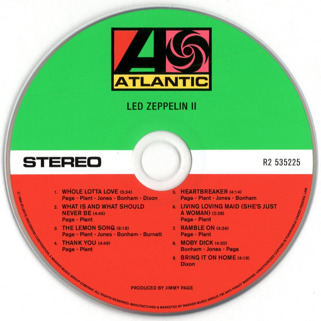 Led Zeppelin – Led Zeppelin II: Remastered Original Album (CD)