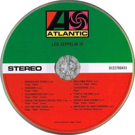 Led Zeppelin – Led Zeppelin III: Remastered Original Album (CD)