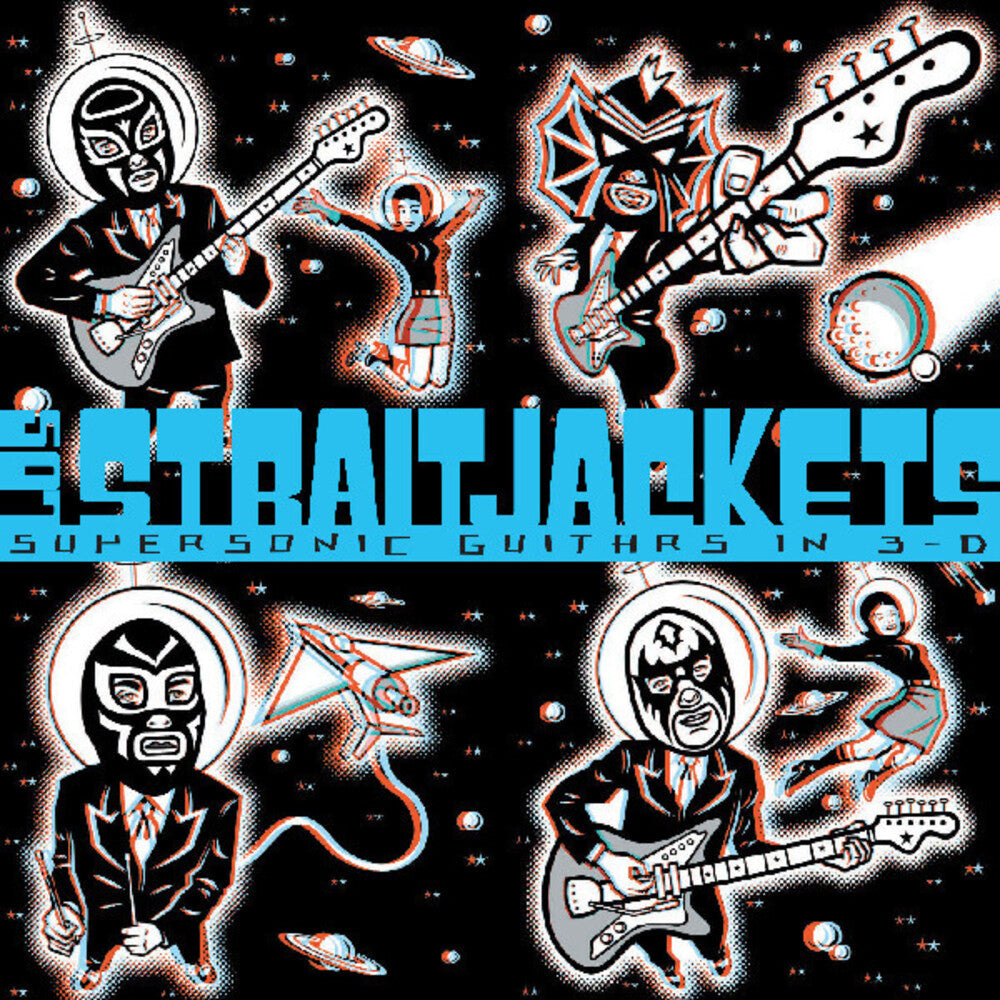 Los Straitjackets – Supersonic Guitars In 3-D (LP Red & Blue Vinyl)