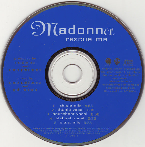 Madonna – Rescue Me (CD)