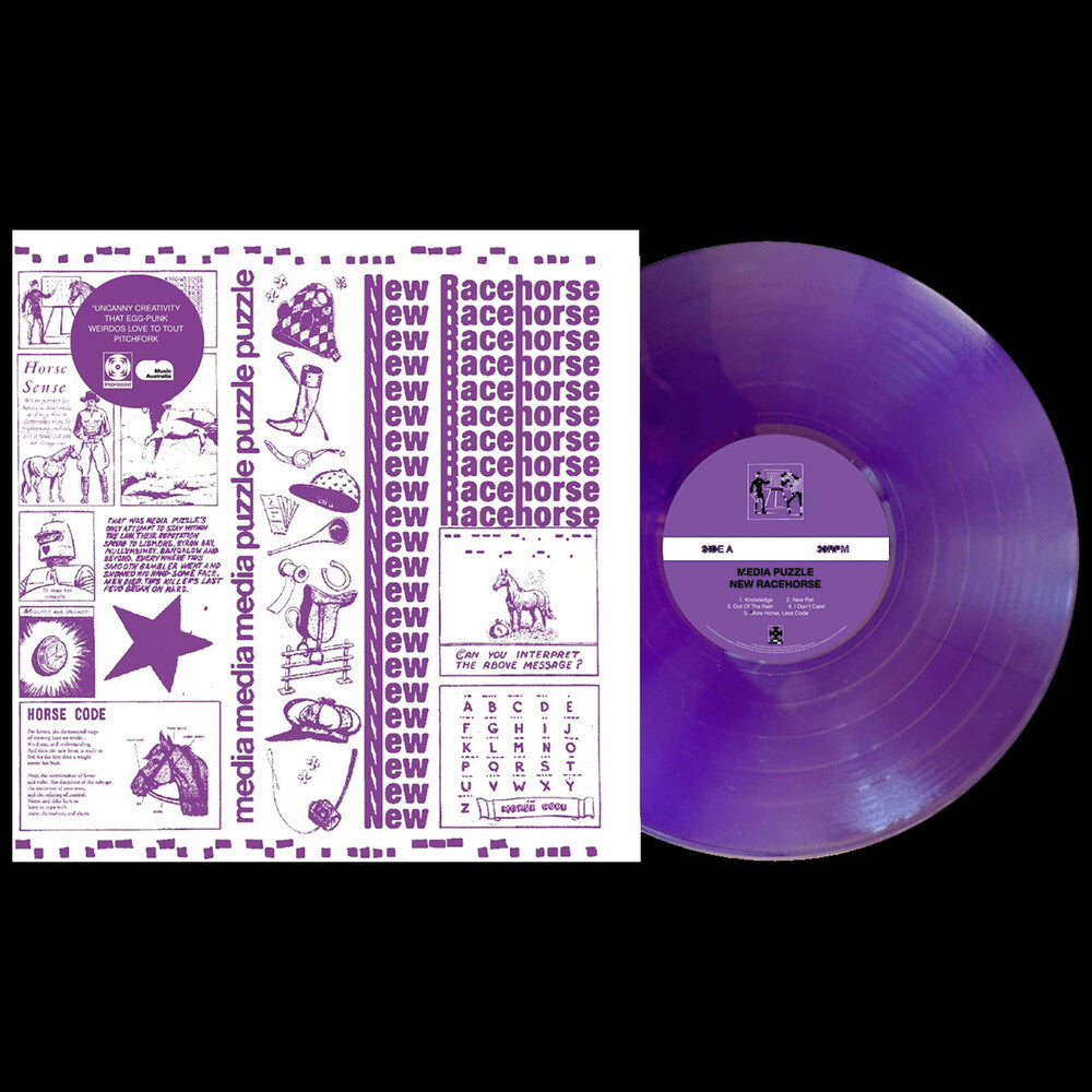 Media Puzzle – New Racehorse (Purple LP Vinyl)