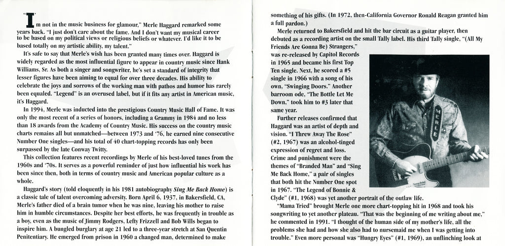 Merle Haggard – 20 Greatest Hits (CD)