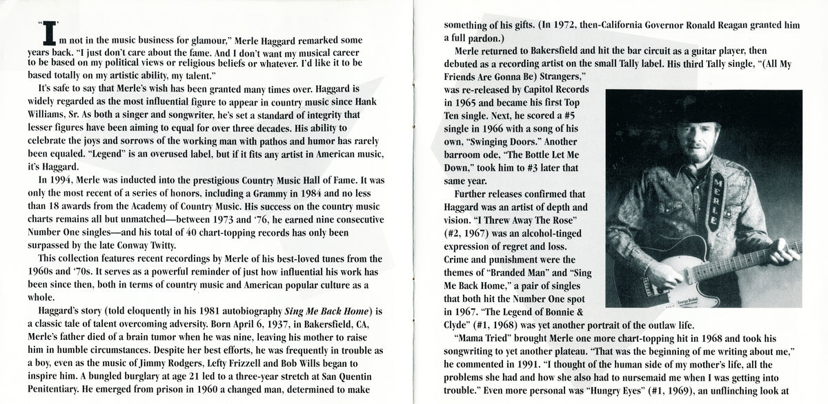 Merle Haggard – 20 Greatest Hits (CD)