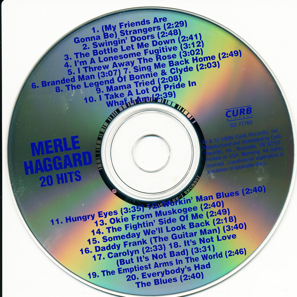Merle Haggard – 20 Hits (CD)