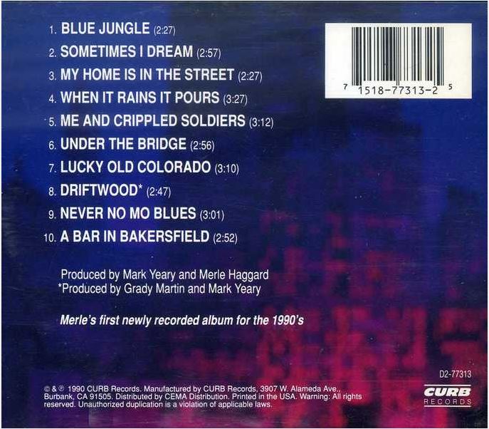 Merle Haggard – Blue Jungle (CD)
