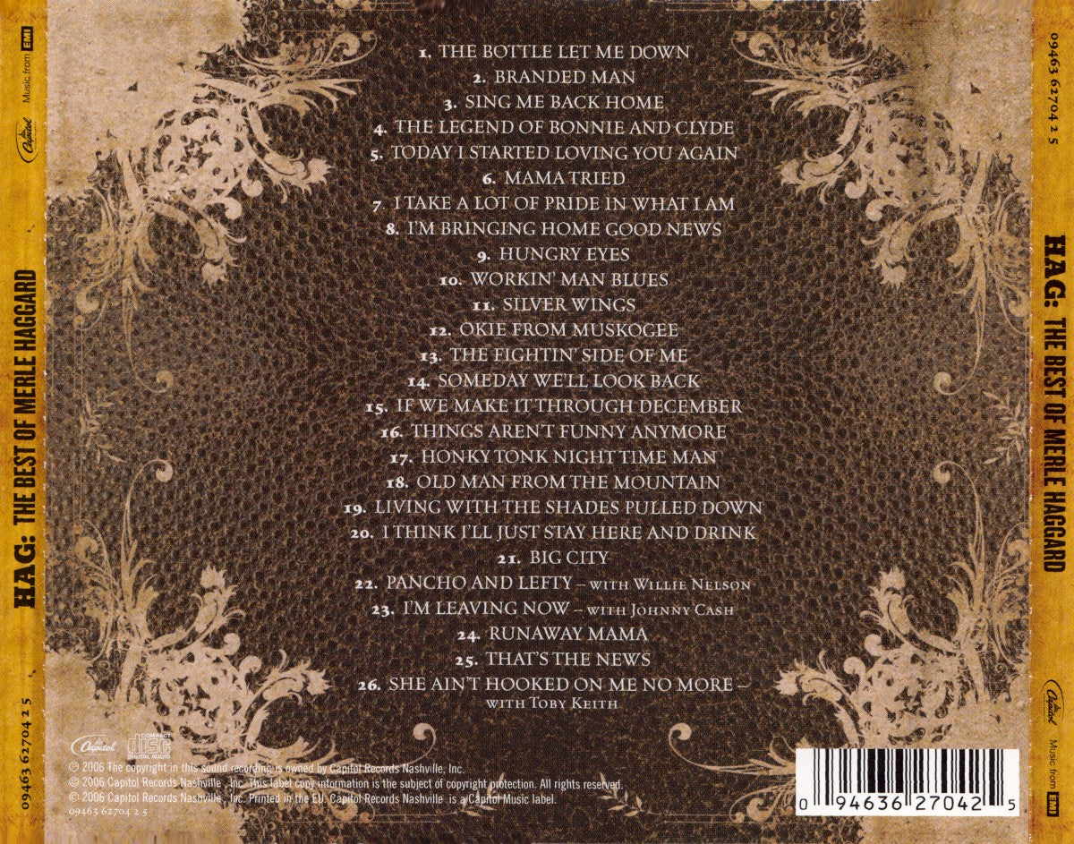 Merle Haggard – Hag: The Best of Merle Haggard (CD)