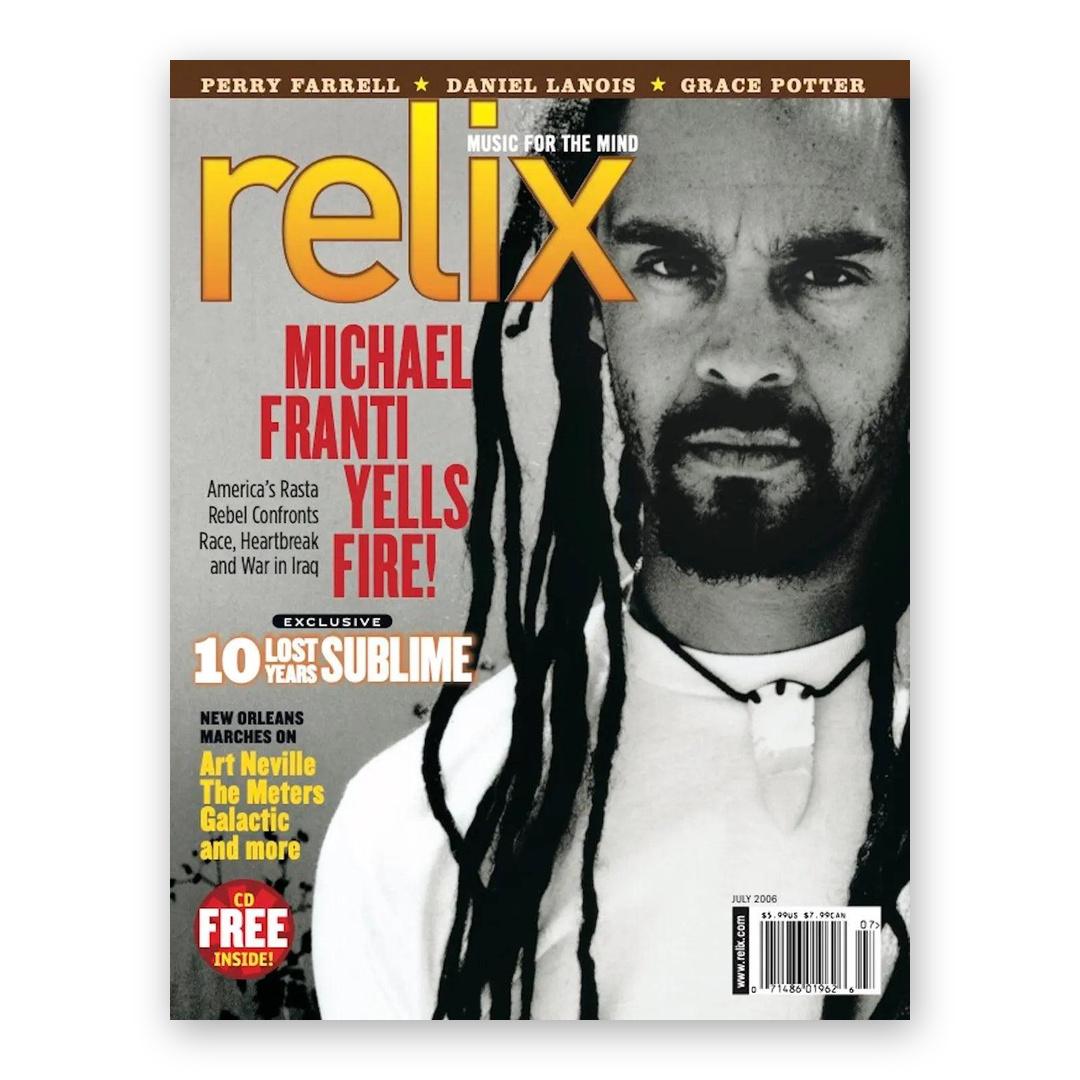 Michael Franti - July 2006 Relix Issue