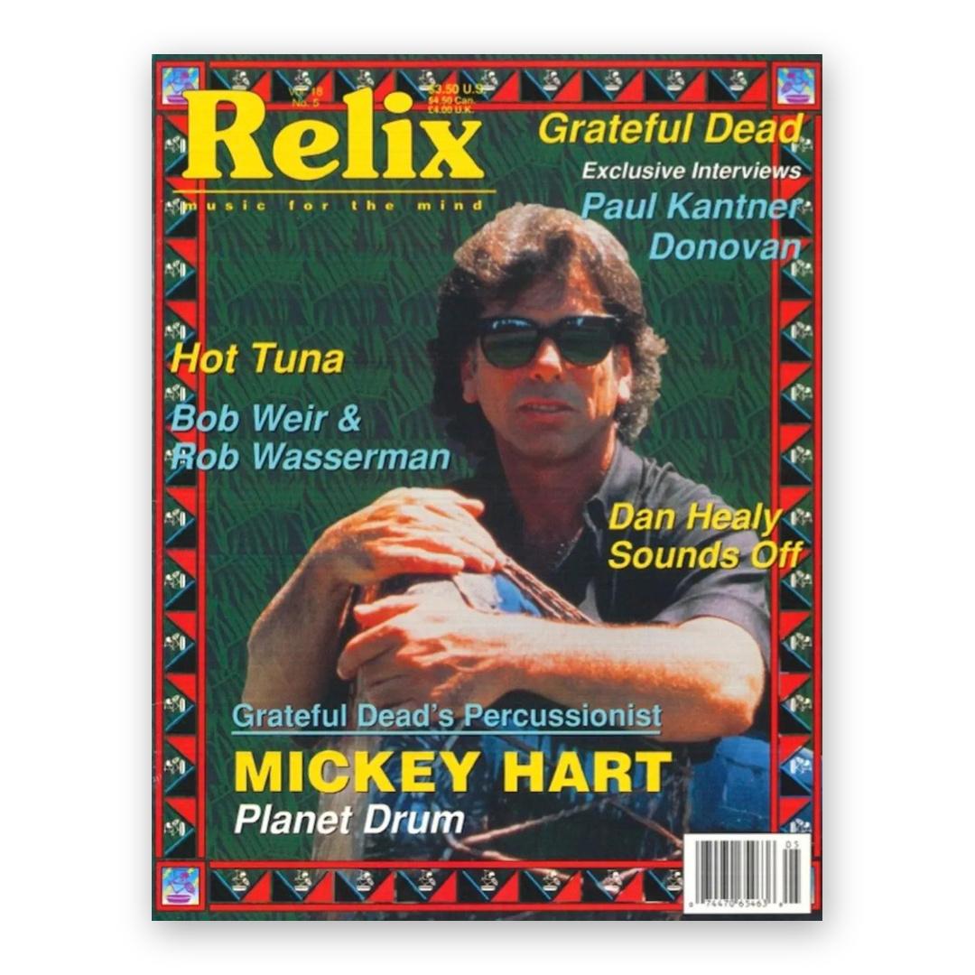 Mickey Hart - October 1991 Relix Issue