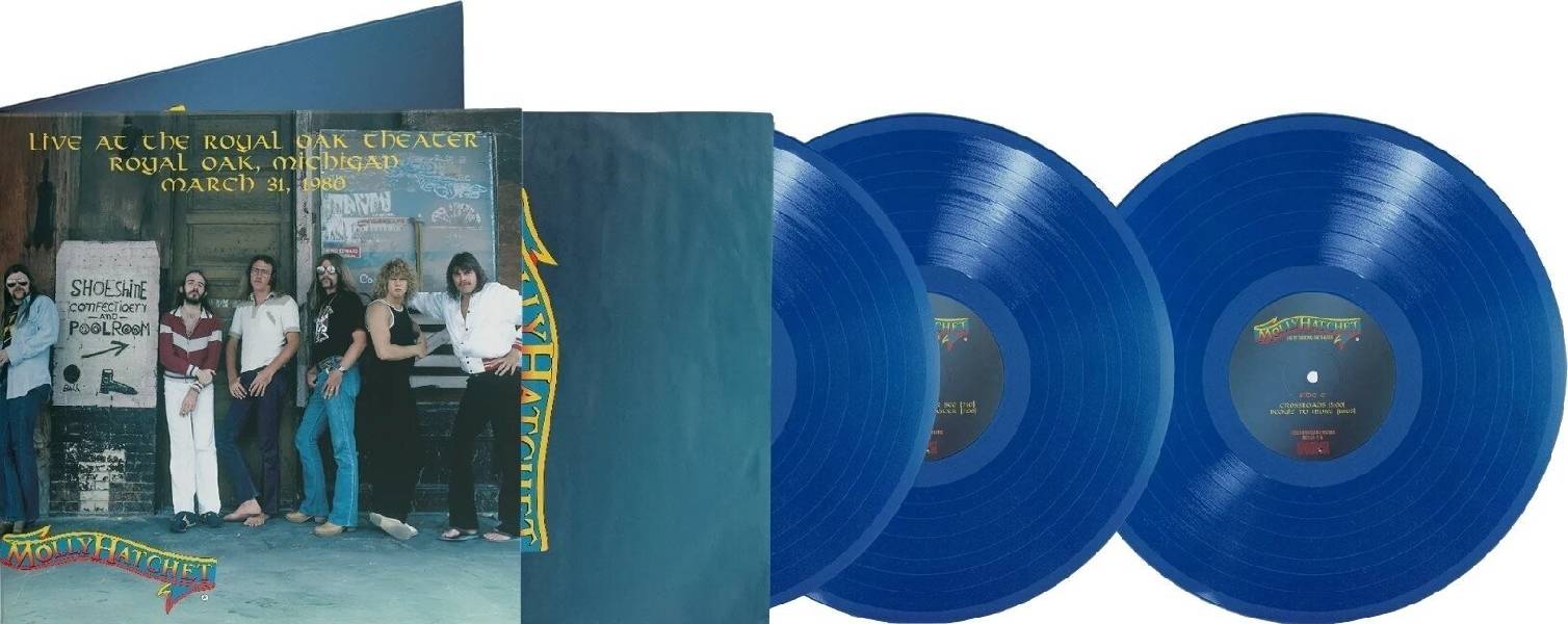 Molly Hatchet - Molly Hatchet - Live at the Royal Oak Theater, Royal Oak, Michigan, March 31, 1980 [3LP Blue]