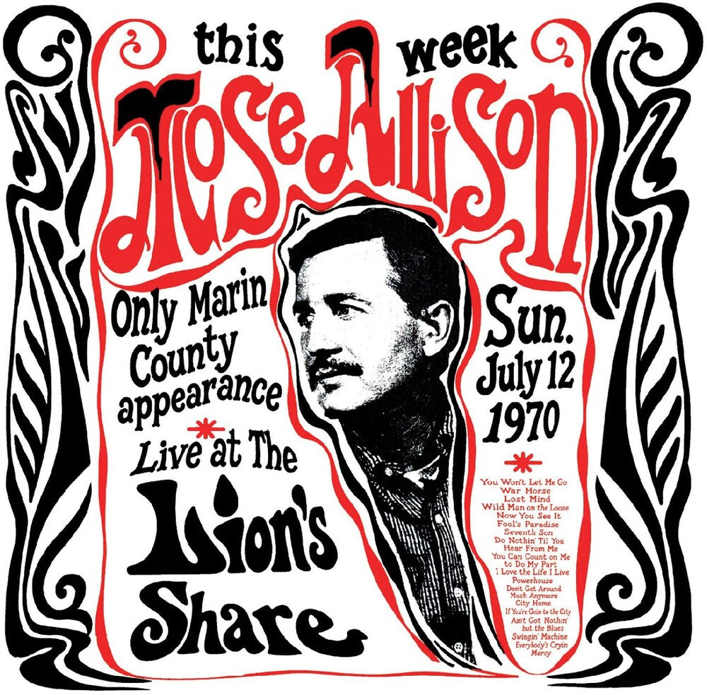 Mose Allison – Live At The Lion's Share, July 12 ,1970 (2-LP Vinyl)